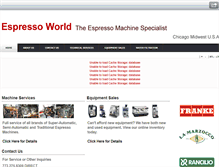Tablet Screenshot of espressoworld.us